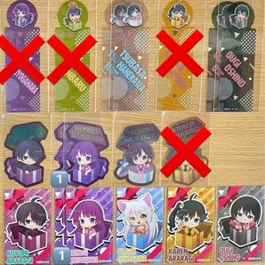 物語シリーズ セリア Seria クリアしおり ミニフォトカード メタリックダイカットステッカー まとめ売り