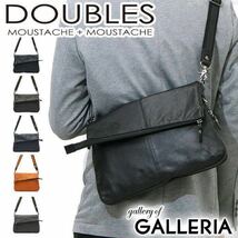 【最安値】送料無料【ショルダーバッグ 本革】DOUBLES ダブルス イタリアンソフト牛革 口折れショルダーバッグ VLR 1656 レッド_画像1