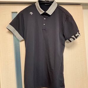 デサント ゴルフウェア ポロシャツ ブラック