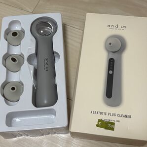 and us KERATOTIC PLUG CLEANER 角栓除去美顔器 グレー