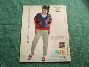 [.. было использовано 1 год сырой чай n] обратная сторона обложка : Ishikawa Hidemi / обычная цена :380 иен // Showa 60 год / Япония Vogue фирма 