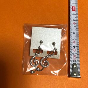 ト音記号 イヤリング 未使用