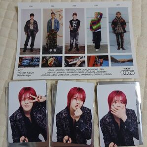 NCT127 The unity ラントレ ランダムトレカ Golden Age NCT2023 ステッカー ユウタ セット