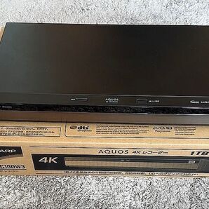 シャープ 4B-C10DW3 4Kレコーダー ダブルチューナー AQUOS(アクオス) 1TB