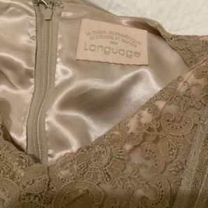 フォーマルドレス LANGUAGE 新品タグ付き