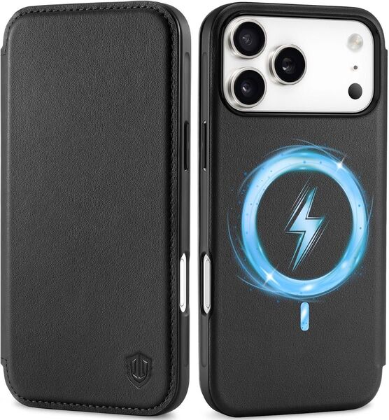 新品 iPhone 17 Pro Max 専用 手帳型 本革 レザー ケース MagSafe対応 耐衝撃 RFIDブロッキング