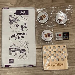 非売品 東京 2025 世界陸上 ピンバッジ 缶バッジ 手ぬぐい コースター