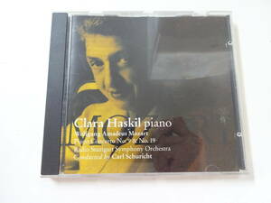 ○Clara Haskil piano/MOZART PIANO CONCERTO NO.9 AND NO.19