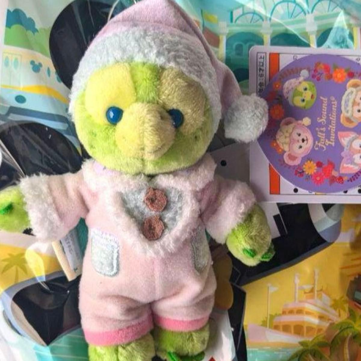 ディズニー オルメル フォールズサウンドインビテーション ぬいぐるみバッジ ディズニーシー！フォールズサウンドインビテーション オルメル