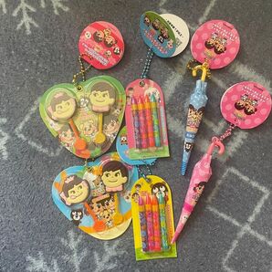 【6点セット】ペコポコチョコレート 4本チョコえんぴつ パラソルチョコ