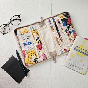 診察券ポーチ 保険証ケース お薬手帳 マルチケース ハンドメイドNo.697
