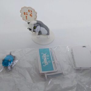 仕事猫ミニフィギュアコレクション 2点セット ラジオ体操 仕事猫保育園子猫ブルー