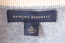 【送料無料】バナナリパブリック コットンニット セーター BANANA REPUBLIC バナリパ 灰色 グレー メンズXL アメリカ古着 CH0005_画像5