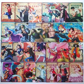ONE PIECE 一番くじ ワンピース メモリアルログ G賞 描きおろしクリアファイルセット 未使用 セミコンプ 26種類セット