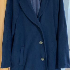 ノアール n'orレーベル ロングジャケットコート サイズ2(LL〜3L)