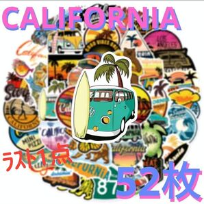 カリフォルニア サーフィン ステッカー【52枚】南国 ビーチ ビンテージ 車 レトロカー ヴィンテージ 海 サーファー