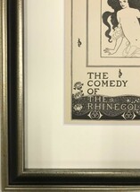 【特価】　≪　　オーブリー・ビアズリー　　≫　　オリジナルラインブロック　 DAS　RHEINGOLD　　1899年　　AUBREY　BEARDSLEY_画像3