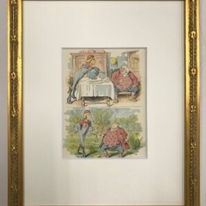 【特価】 ≪ ジョン テニエル ≫ アンティークオリジナル木版画 不思議の国のアリス ⅩⅣ 1899年 SIR JOHN TENNIEL