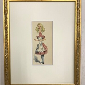 【特価】 ≪ ジョン テニエル ≫ アンティークオリジナル木版画 不思議の国のアリス ⅩⅠ 1899年 SIR JOHN TENNIEL