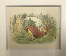 【特価】　≪　　ジョン　テニエル　　≫　 アンティークオリジナル木版画　　鏡の国のアリス　ⅩⅩⅩⅡ　　1899年　　SIR　JOHN TENNIEL_画像2