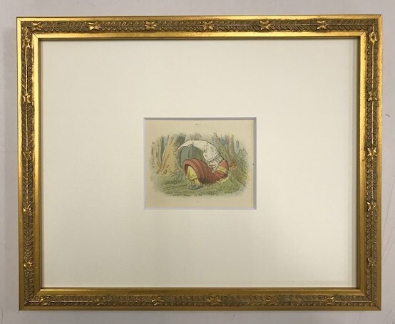 【特価】 ≪ ジョン テニエル ≫ アンティークオリジナル木版画 鏡の国のアリス ⅩⅩⅩⅡ 1899年 SIR JOHN TENNIEL