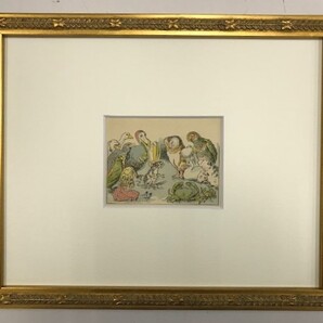 【特価】 ≪ ジョン テニエル ≫ アンティークオリジナル木版画 不思議の国のアリス ⅩⅩⅡ 1899年 SIR JOHN TENNIEL
