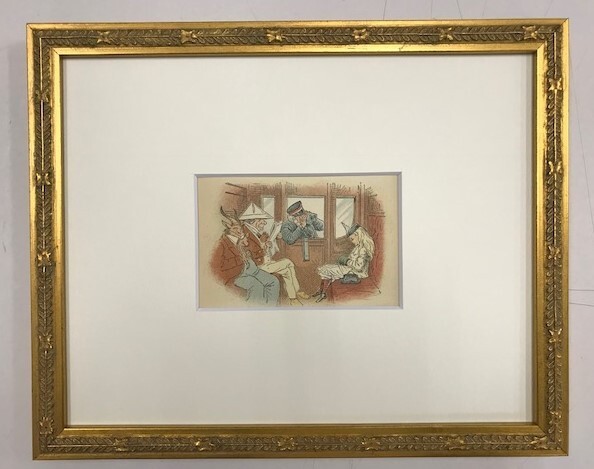 【特価】 ≪ ジョン テニエル ≫ アンティークオリジナル木版画 鏡の国のアリス ⅩⅩⅡ 1899年 SIR JOHN TENNIEL