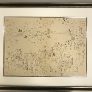 【特価】 ≪ ラウル デュフィ ≫ リトグラフ【石版画】 LES COURSES Ⅰ 1944年 RAOUL DUFY