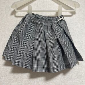 petit main チェックスカート 100