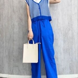 12月迄ニコアンド 2wayガラショート ベスト ジレ