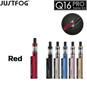 ヴェポライザー JUSTFOG Q16 Pro 510 スターターキット リキッド用 VAPE ベイプ CBD 電子タバコ レッド