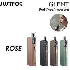 ヴェポライザー JUSTFOG GLENT POD型 スターターキット リキッド用 VAPE ベイプ CBD 電子タバコ ローズ