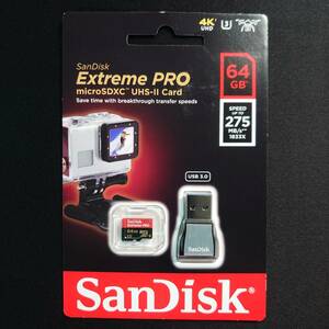 SanDisk Extreme PRO microSDXCメモリーカード UHS-II 64GB