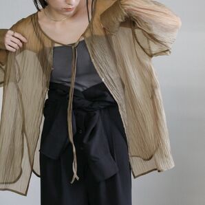 select MOCA オーガンジー2WAYブラウス