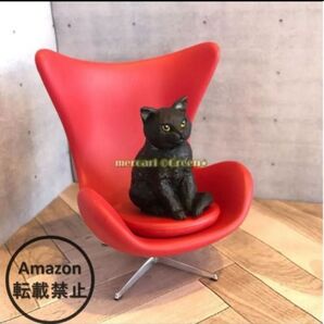 クロ はしもとみお ガチャ ミニチュア 猫 猫の彫刻 フィギュア ネコ