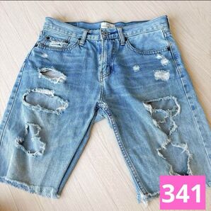 【 NET denim collection 】 メンズ ジーンズ ハーフパンツ