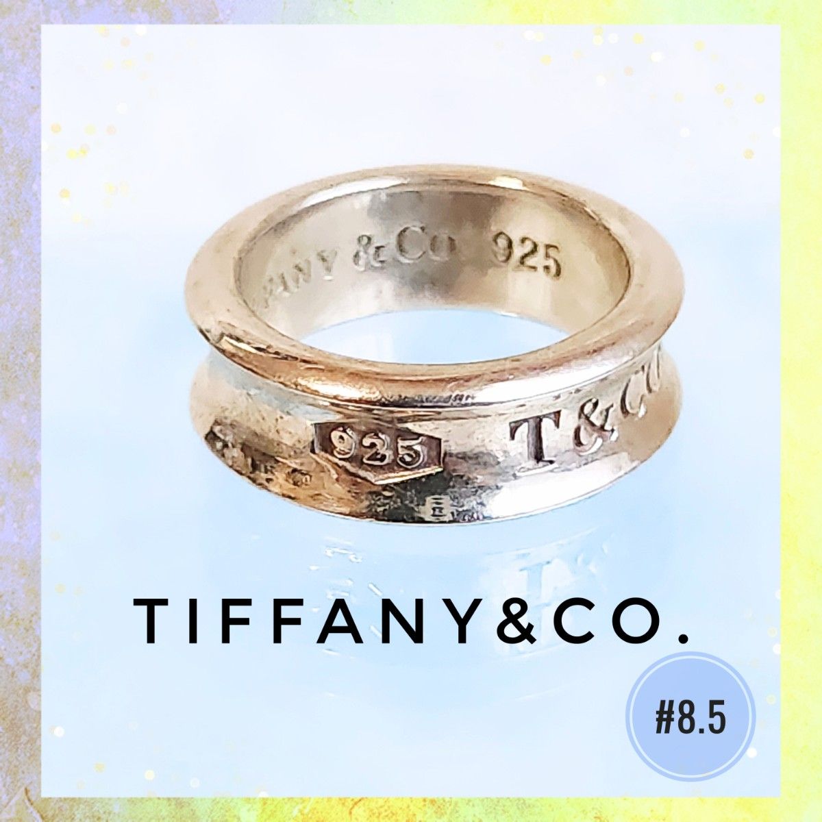 TIFFANY ティファニー ナローリング 1837 SV925 約8号 指輪 リング シルバーアクセサリー