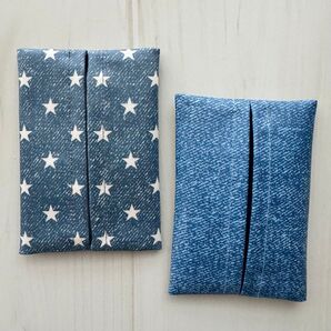 【40】子供用 2個セット ポケットティッシュケース ミニサイズ ラミネート