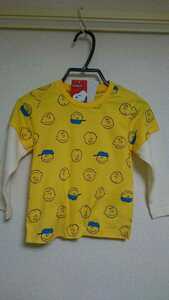  new goods PEANUTS Charlie Brown long sleeve T shirt size 100 long T click post postage included Snoopy 