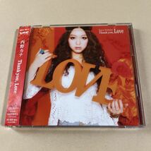 西野カナ CD+DVD 2枚組「Thank you, Love」_画像1