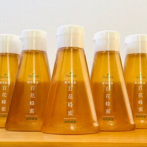 国産 百花蜂蜜 純粋蜂蜜 群馬県産 200g 5本 ツルヤ TSURUYA 送料無料