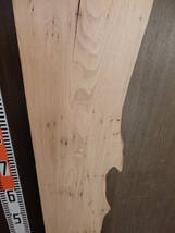 e0091402 栗●約1m7.5cm×25.5cm×2cm☆無垢板１枚板 木材 板 DIY 板材 天板 棚板 テーブル 看板 花台など種類豊富！_画像7