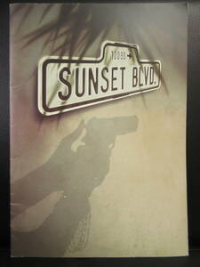 { pamphlet } musical [SUNSET BLVD.: Sunset large according ] England .. catalog * pamphlet used 