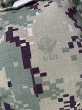 米軍 海軍US NAVY 放出品 パトロール キャップ SEALs NWU AOR-II USN ワークキャップ 八角帽 8POINT CAP サイズ 7 実物 迷彩 緑 極美品 T_画像6