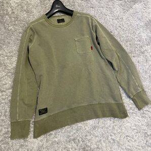 WTAPS BLANK SWEATER カーキ 2013 AW 131ATDT-CSM04 スウェットコットン