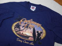 U678■USA古着★DISNEY CRUISE LINEディズニー★紺★長袖Tシャツ■USA L_画像7