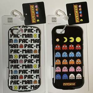 ２個 GU(ジーユー) - モバイルケース PAC-MAN +E アーケードゲーム パックマン iPhone6/6s/7/8対応 (新品・タグ付・人気完売商品)