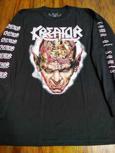 KREATOR 長袖 Tシャツ coma of souls 黒M ロンT / slayer sodom protector destruction possessed death dark angel