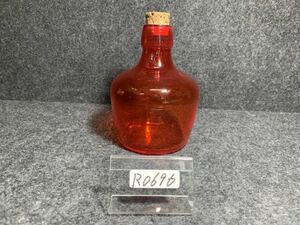 R0696 ガラス製カラー容器　インテリア　アンティーク　コレクション
