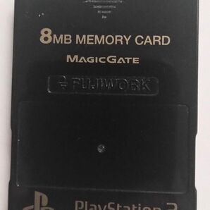 メモリーカード PS2 FUJIWORK ブラック